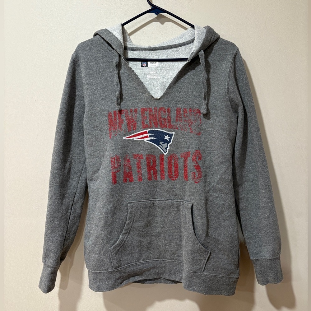 New England Patriots Gray Hoodie